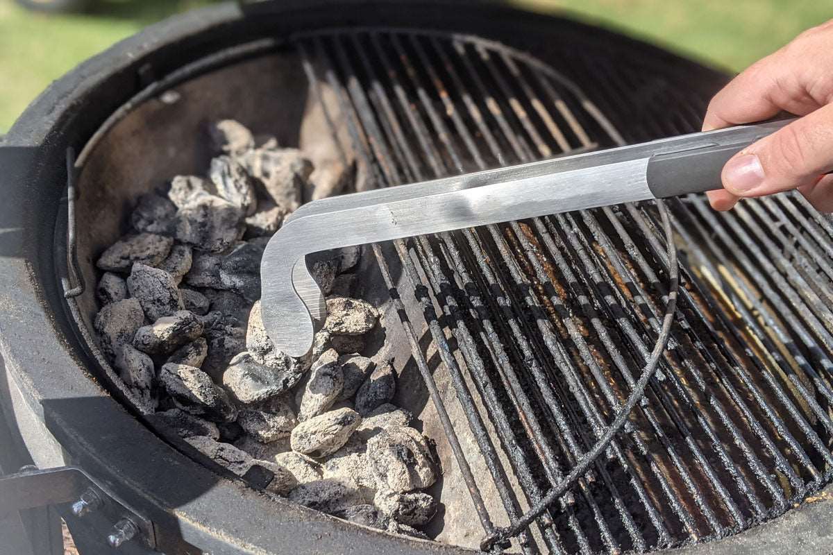 Move coals around easily with the Charcoal Cherry Picker from SnS Grills