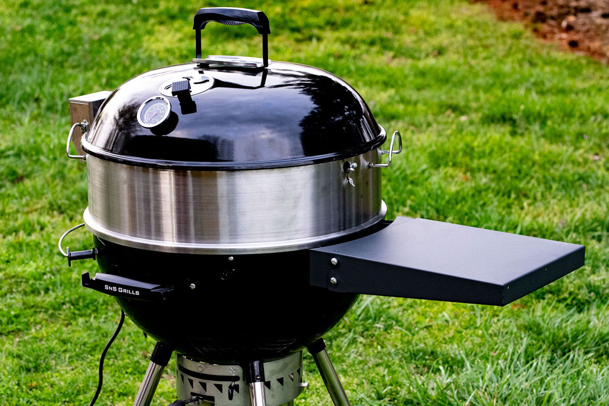 Kettle Ring Rotisserie Kit made to fit perfectly on top of our 22" Slow 'N Sear® Kettle | SnS Grills