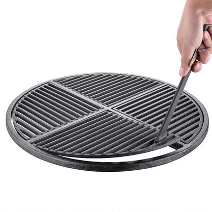 Cast Iron Grate, 26.75” Grills, Pre Seasoned, Modular