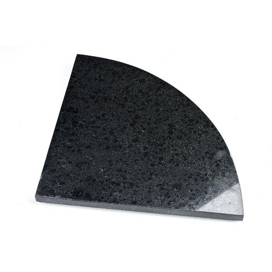 Polished Black Granite Hot Stone & Pizza Stone for 22.5” Cast Iron Grate